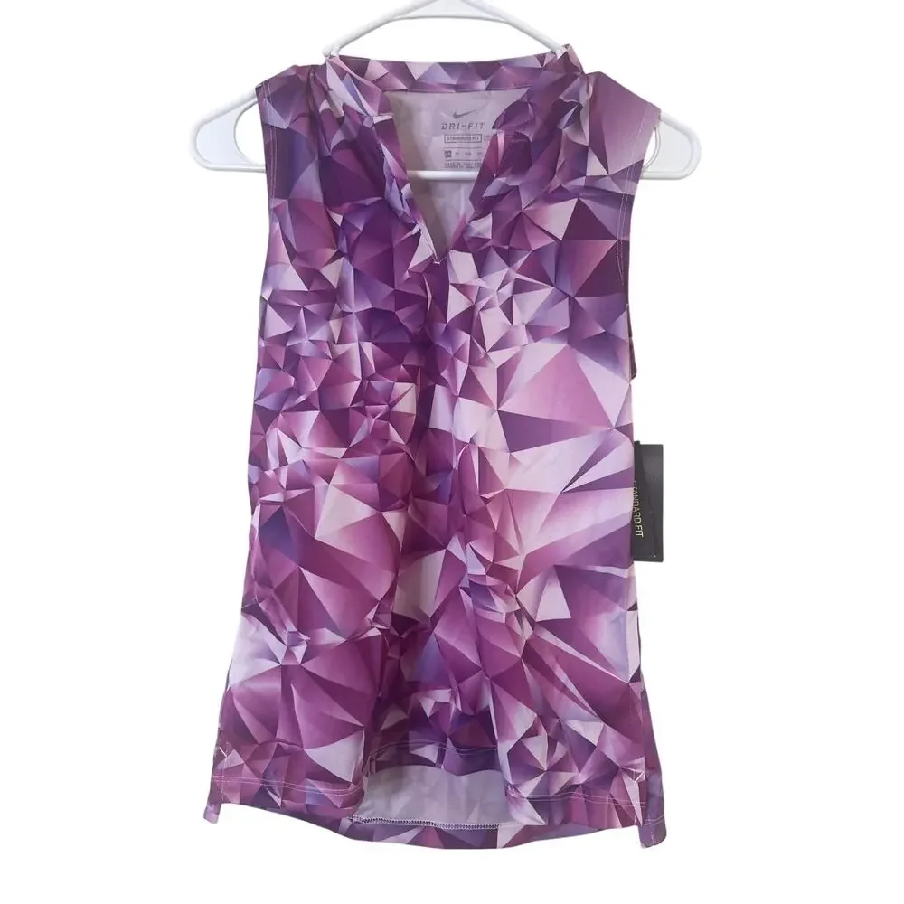 Nike women's golf shirt in purple XS p